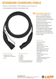 5555934003 Standard charging cable type 2 (22 kW) 5m, black