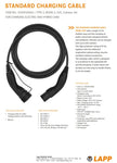 5555934003 Standard charging cable type 2 (22 kW) 5m, black